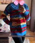 Sweter kolorowy one size NOWY