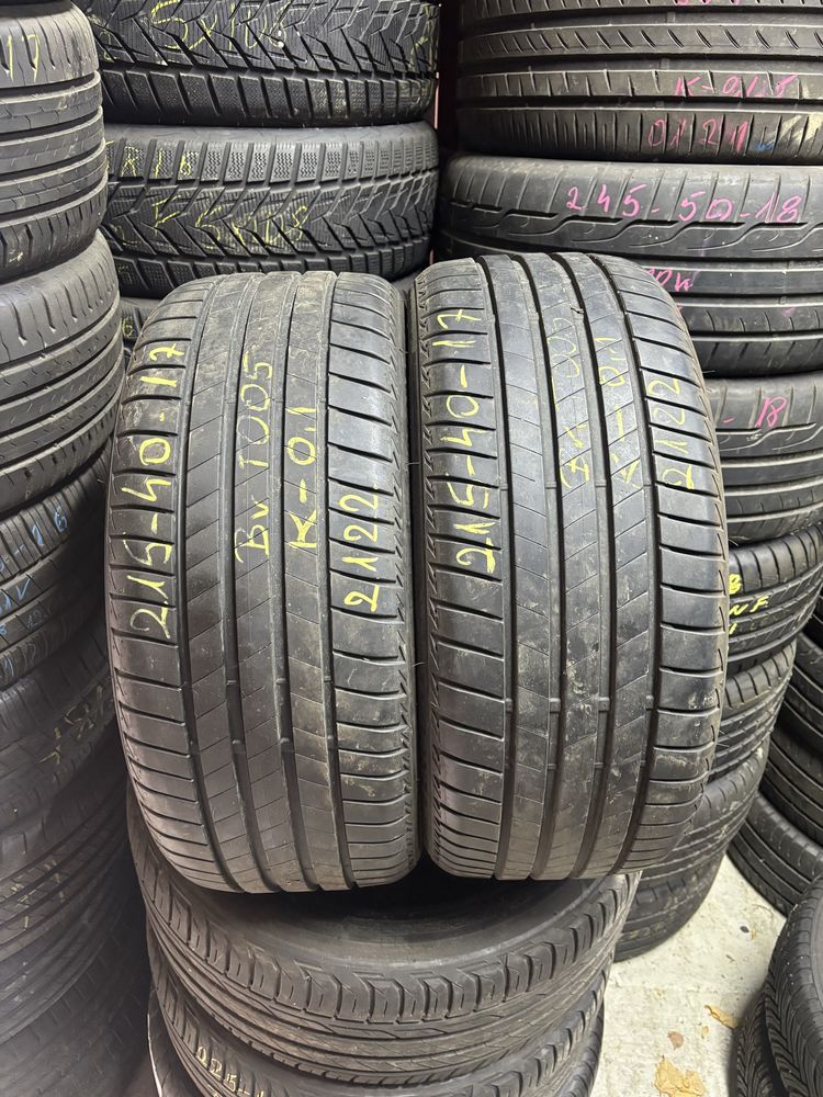 Opony 215/40r17 2022 rok Bridgestone turanza t005