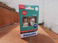 Lâmpadas Led Philips Vision P21W - Vermelho intenso - Novas