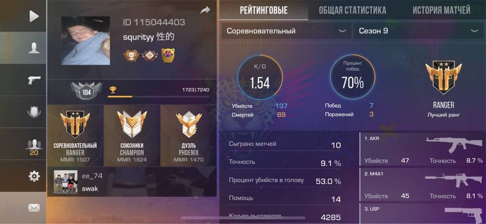 Хороший аккаунт standoff 2