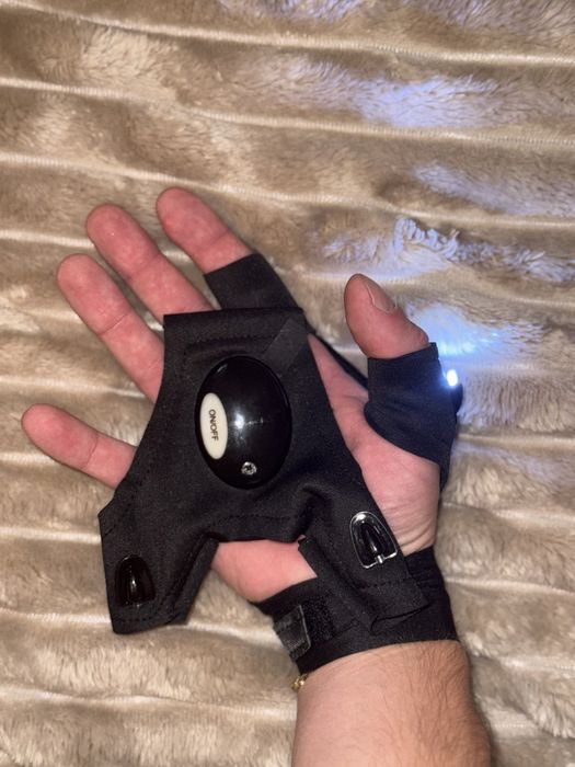 Rekawiczki z latarką LED para