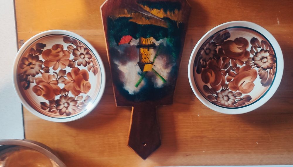 Folkowy talerzyk deska