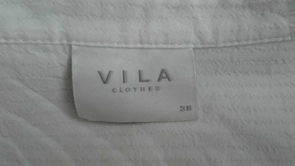 VILA biała koszulowa letnia sukienka M 38