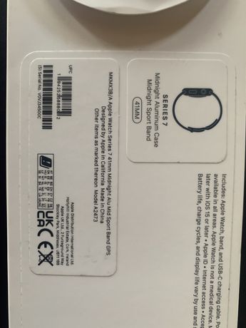 Apple watch 7 41 mm selado