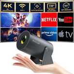 Mini Projektor Polocsh HY300 Pro 2024 Z Wifi6 I Android OS 11.0 BT5.2