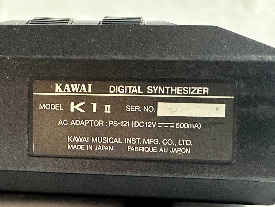 Kawai K1 II – Syntezator PCM 61 Klawiszy z Efektami
