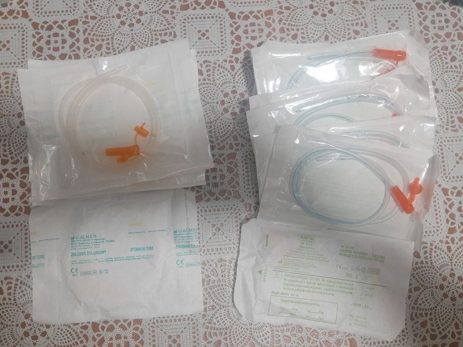 Zgłębnik żołądkowy z zatyczką CH16 80cm x15szt