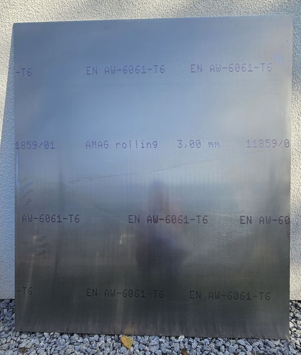 Blacha 3mm aluminium 6061 t6