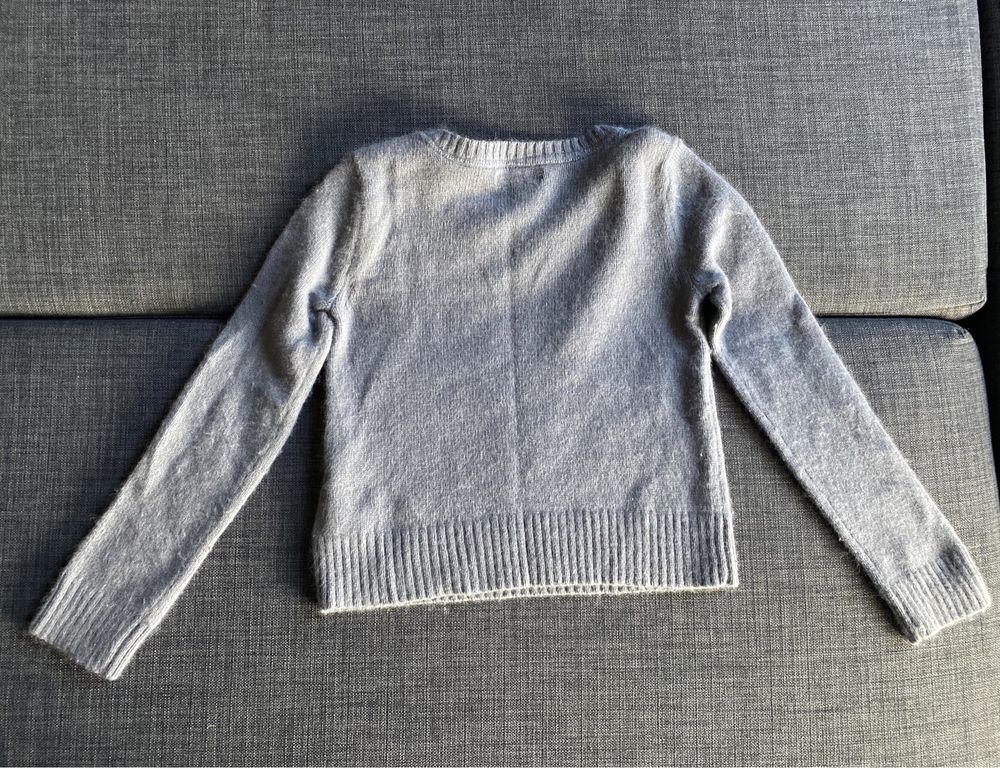 Sweter sweterek Gap 128 szary moher nowy Zara
