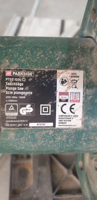 PARKSIDE PTSS 1200 C2 piła wgłebna