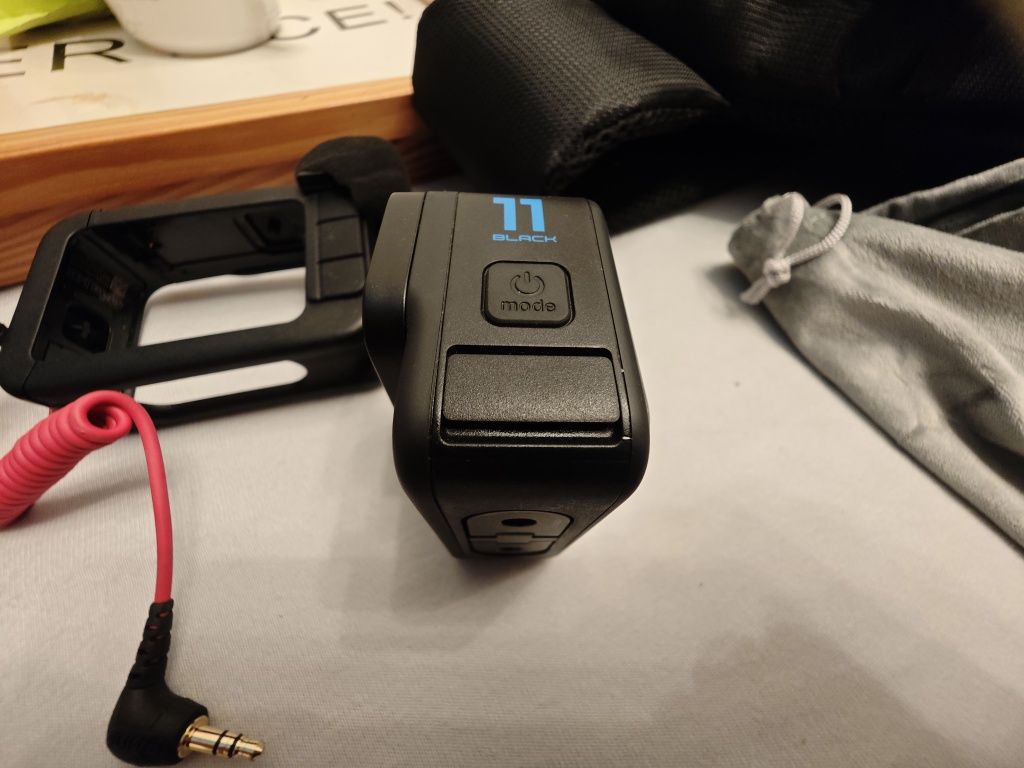 GoPro Hero 11 Black + ori. gratisy: media mod, max lens, gimbal.