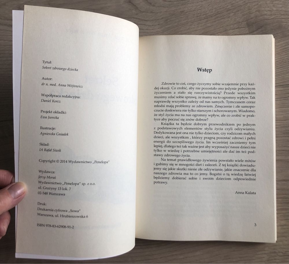 Sekret zdrowego dziecka” dr n. med. Anna Wojtowicz