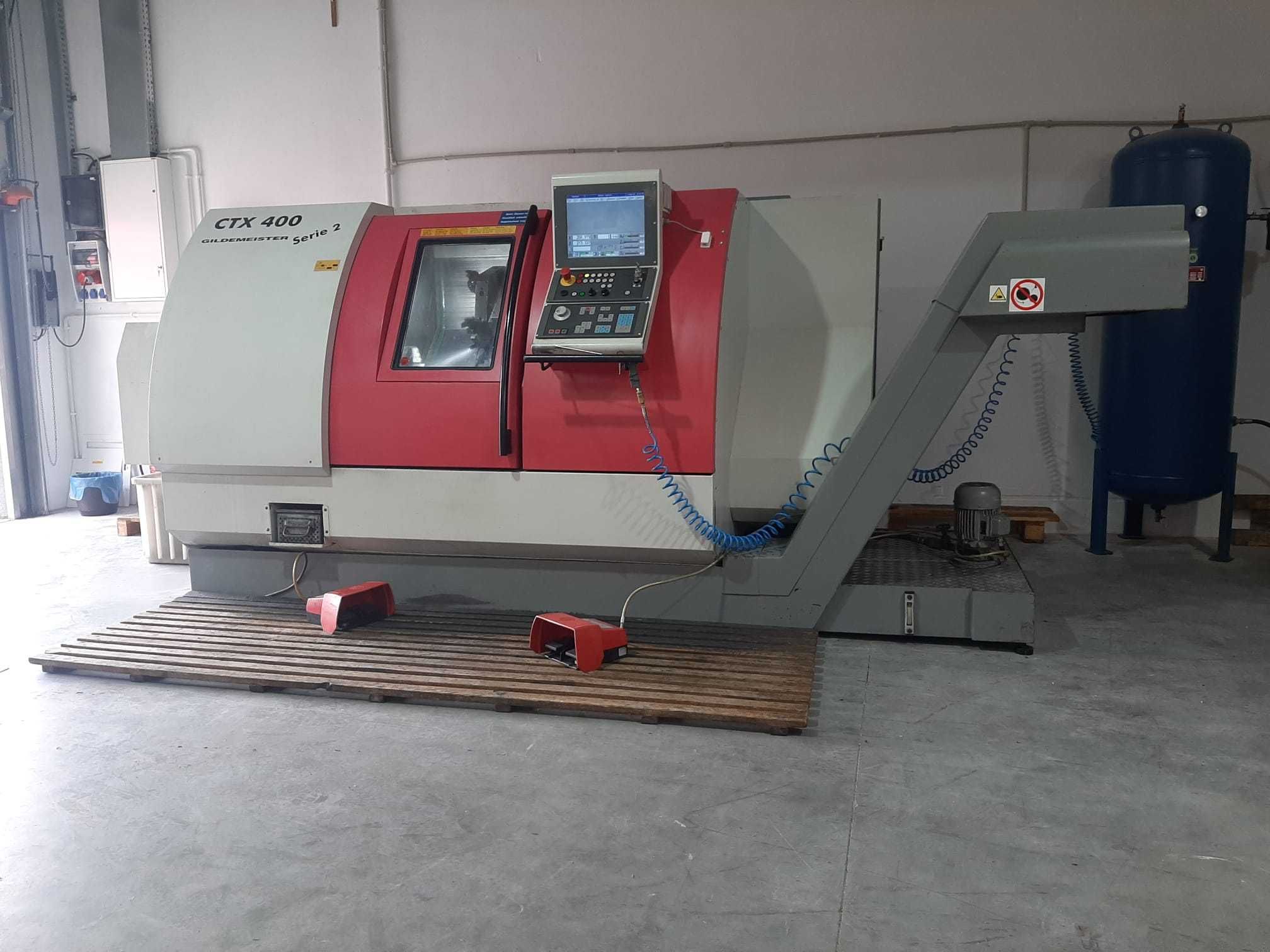 Tokarka CNC DMG Gildemeister CTX400 V3 _ Oś C _ Napędzane Narzędzia