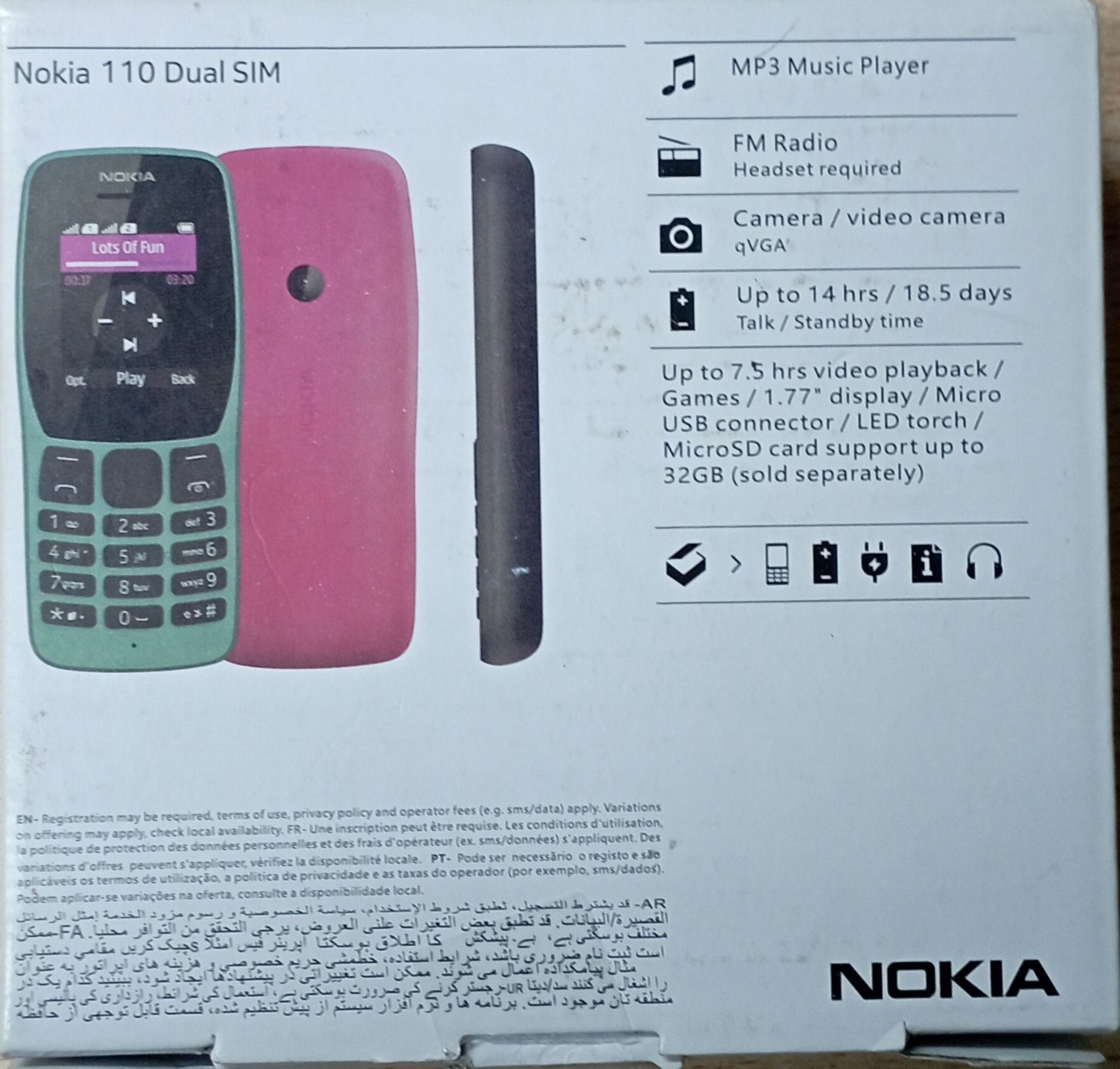 Telemóvel Nokia 110