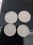 Colecção de 4 moedas cerâmicas antigas