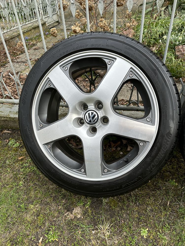 Oryginalne VW GTI opony nowe koła aluminiowe felgi 225/45 R17