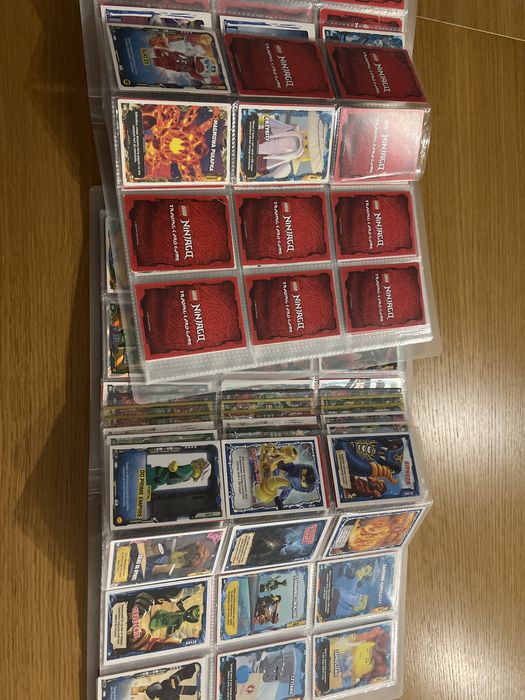 Pełny album kolekcjonerskich kart lego ninjago + ok.70 kart z albumem