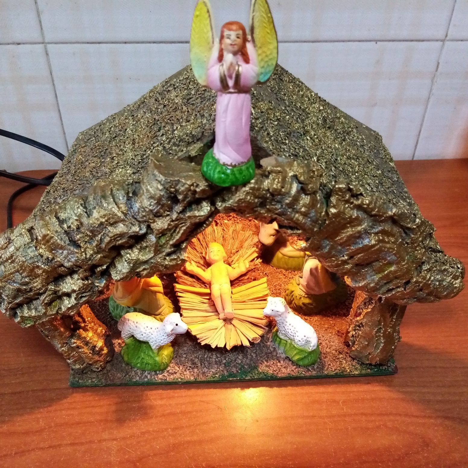 Presépio com luz imcorporada