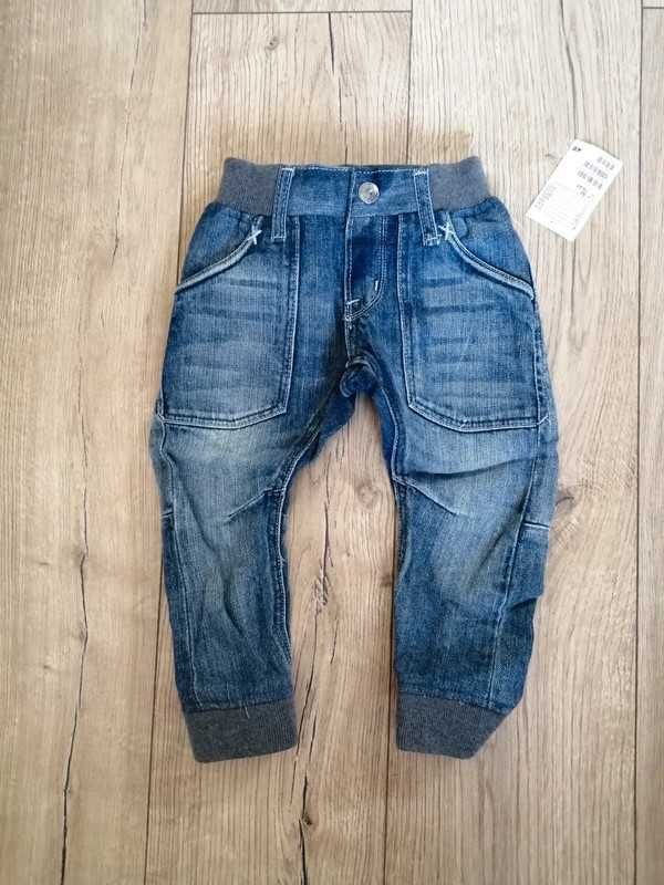 H&M jeans, r. 92, nowe z metką