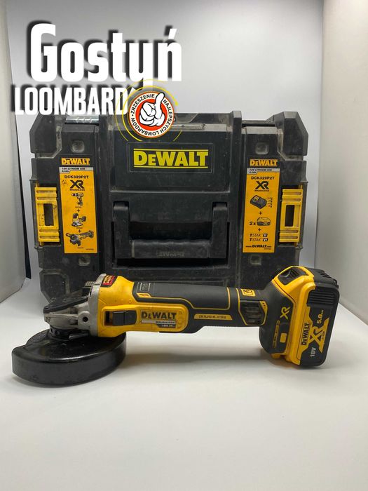 Od Lombard Gostyń Szlifierka Kątowa DEWALT DCG405 125 MM 18V Komplet!!