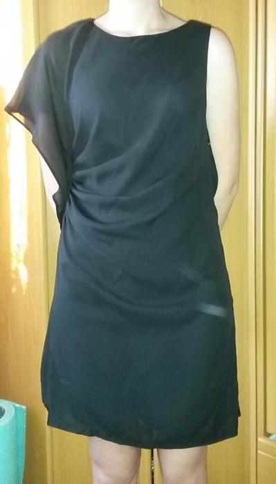 Sukienka H&M czarna, elegancka, impreza r. 38