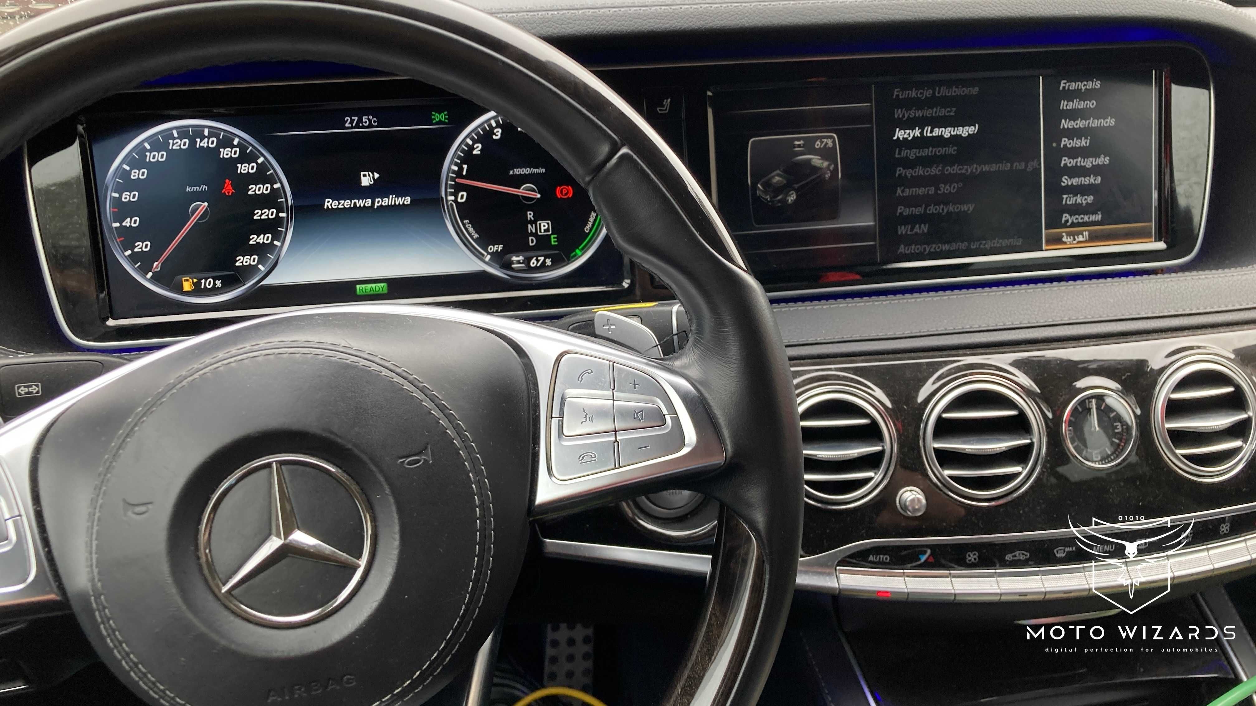 Polskie Menu MERCEDES USA/EU GLA GLB GLE GLC300 (W253) S klasa (W222)