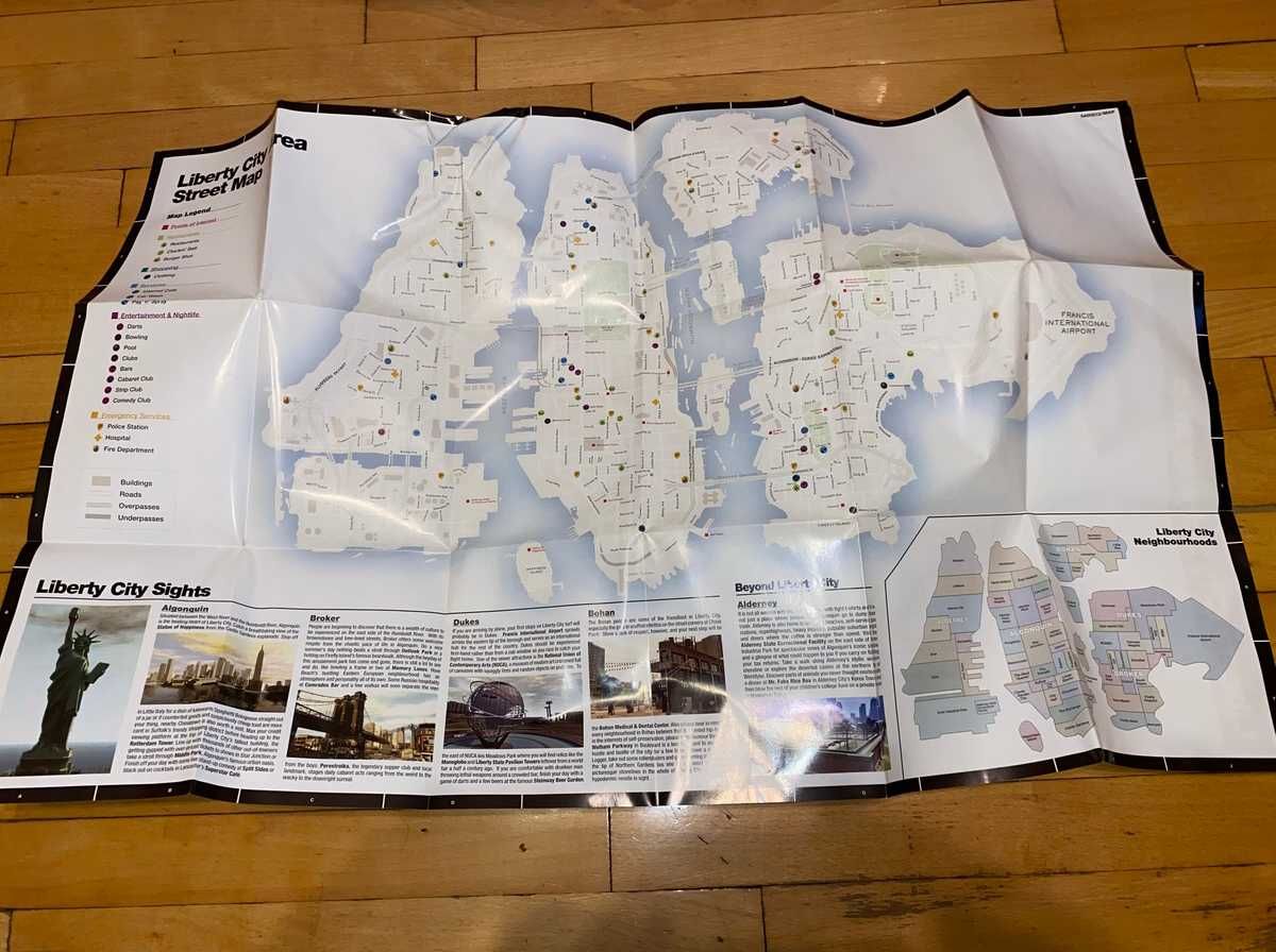 Grand Theft Auto IV Ps3 mapa
