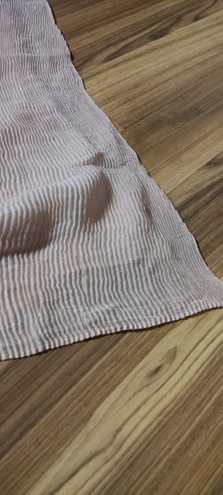 szal 2,30 x 70cm pudrowy róż