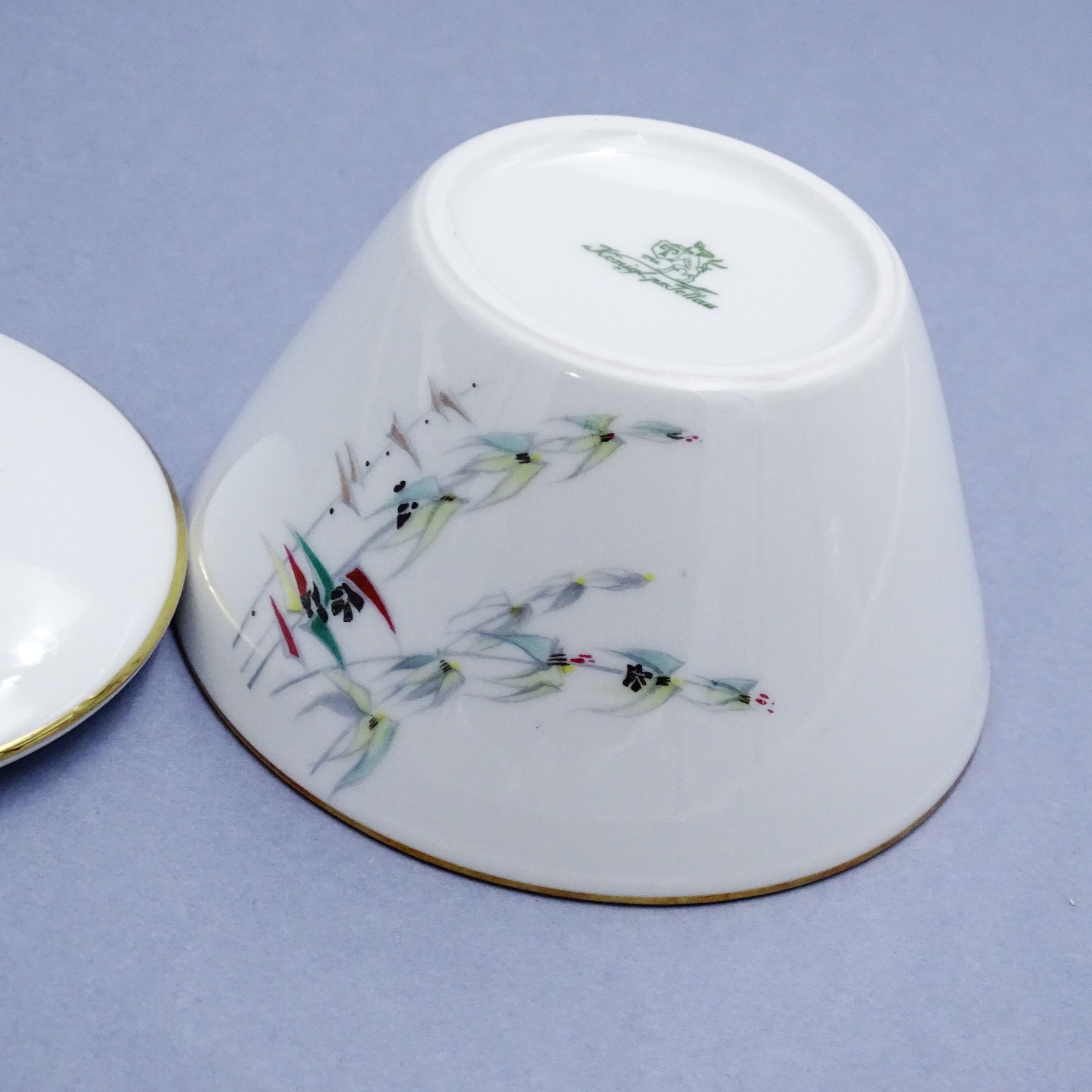 piękna cukiernica porcelanowa lata 50./60-te tettau