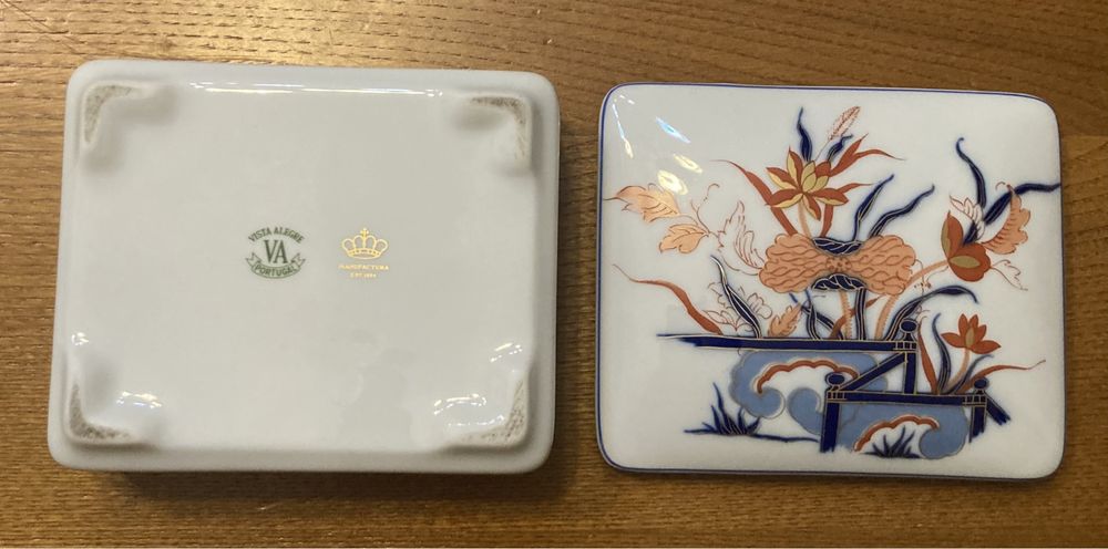 Caixa Americana Vista Alegre decoração Imari