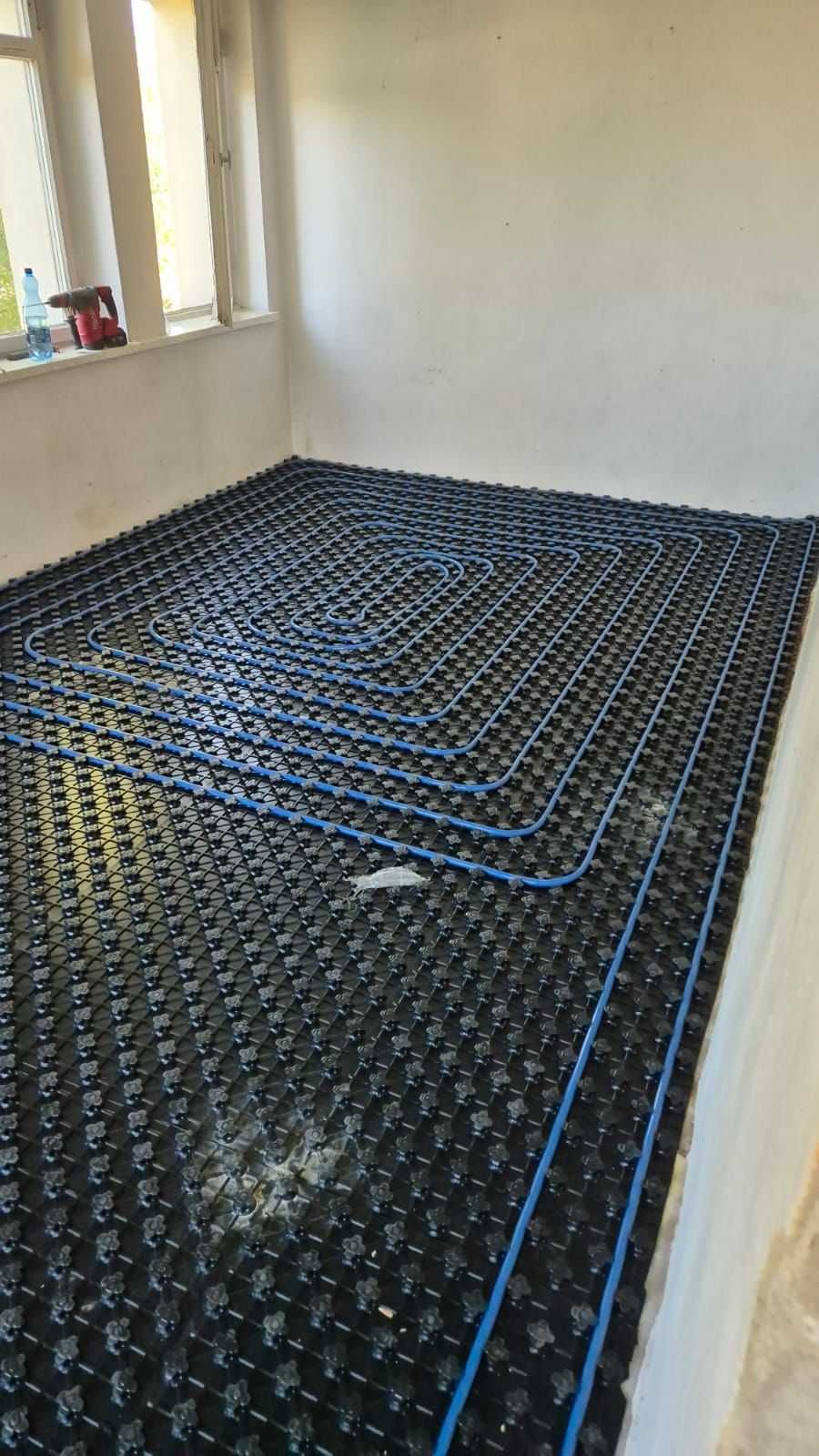 Frezowanie wylewek pod ogrzewanie podłogowe bezpyłowo