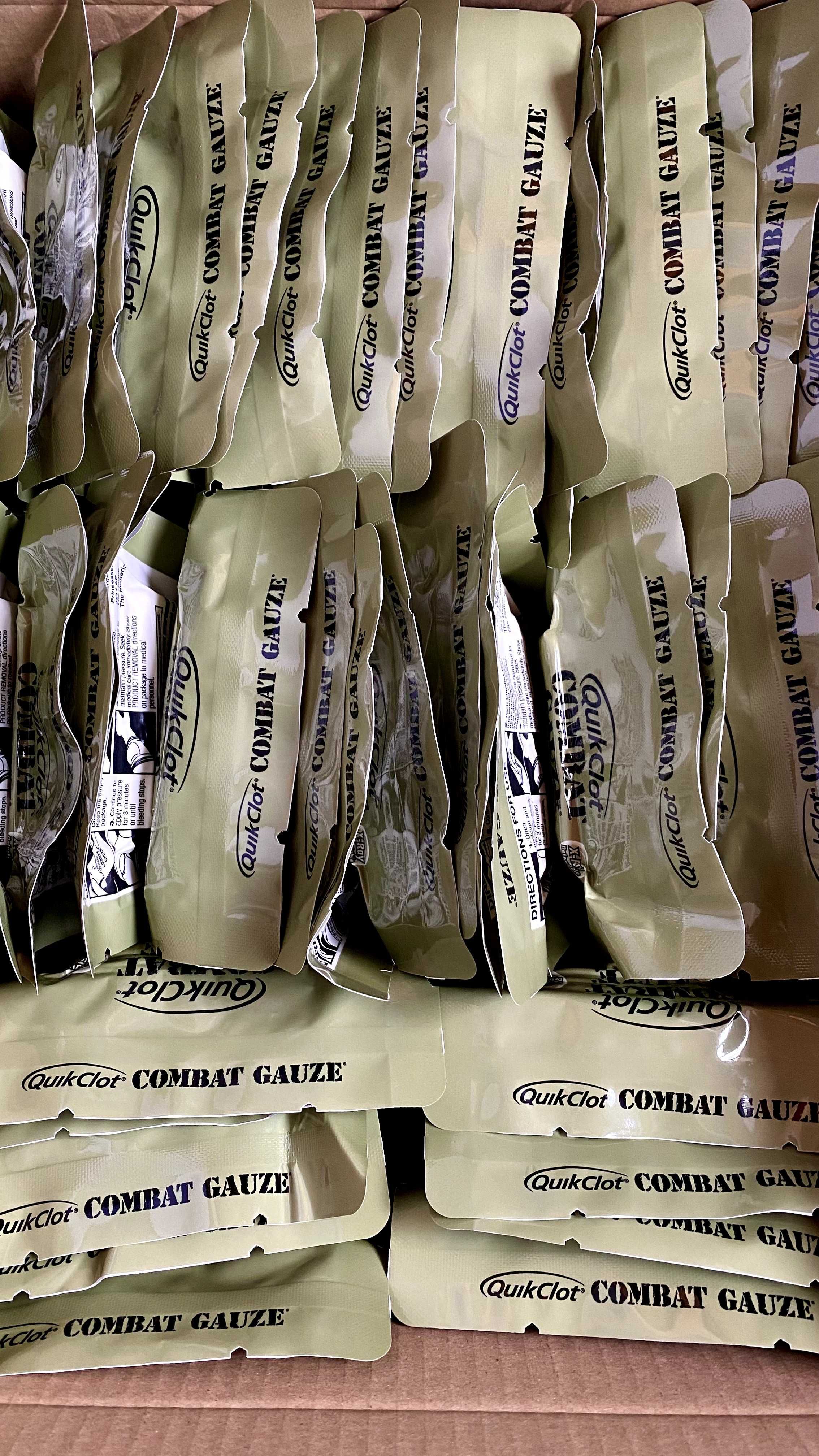 Гемостатический бинт QuickClot Combat Gauze