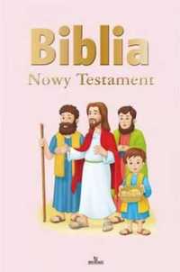 Biblia ilustrowana. Nowy Testament (różowa) - praca zbiorowa