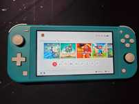 Nintendo Switch Lite kolor turkusowy stan dobry + micro SD.