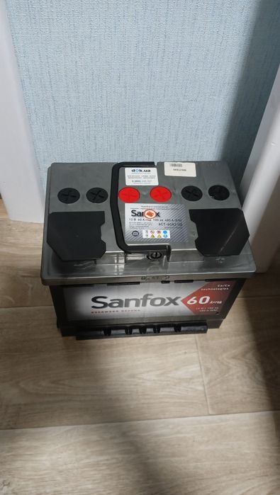 Аккумулятор 60а/ч 12в Sanfox 480a/en. 24года