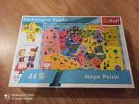 Edukacyjne puzzle- mapa Polski Trefl