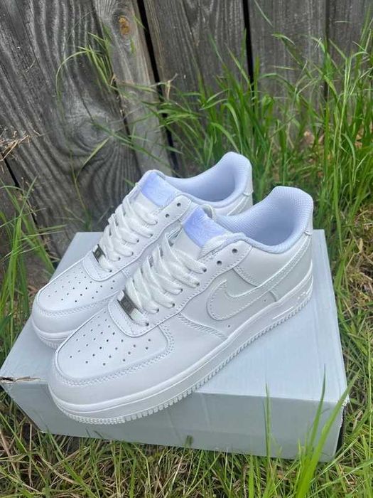 Buty meskie Mokasyny Nike_Air_Force_1_Low_'07_White R.45