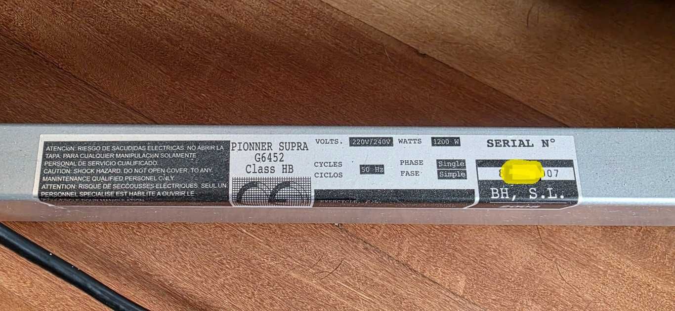 Passadeira eléctrica BH Pionner Supra G6452