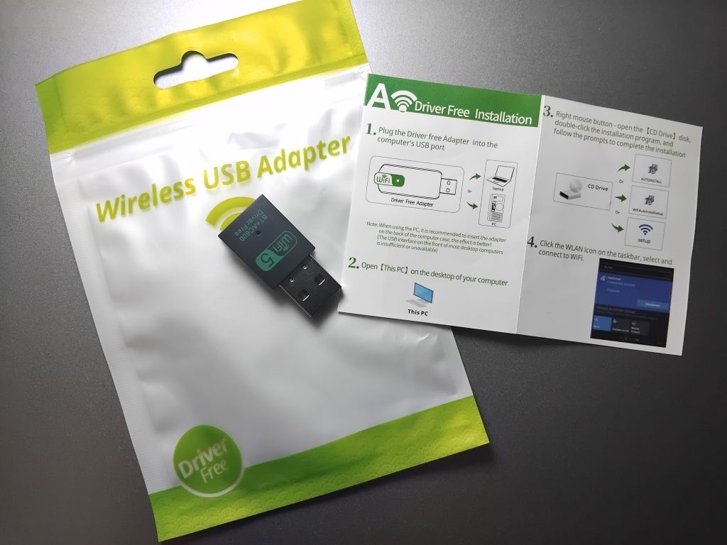 usb wifi 2,4 і 5ГГц Bluetooth адаптер мережева карта 3 в 1