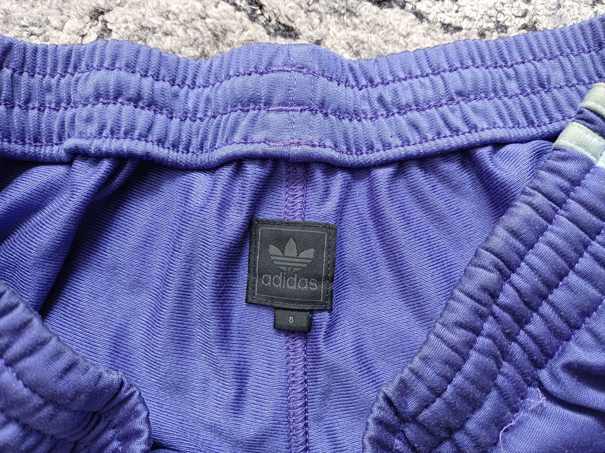 Dresy Adidas spodnie dresowe sportowe fioletowe S / M w stylu vintage