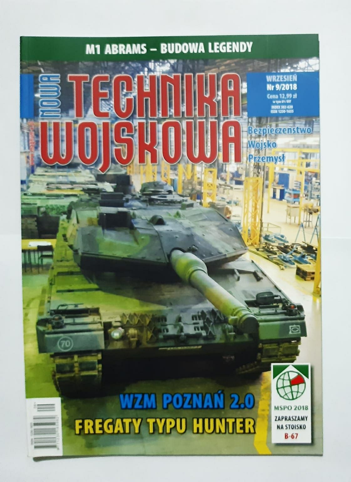 Czasopismo nowa technika wojskowa wrzesień 2018