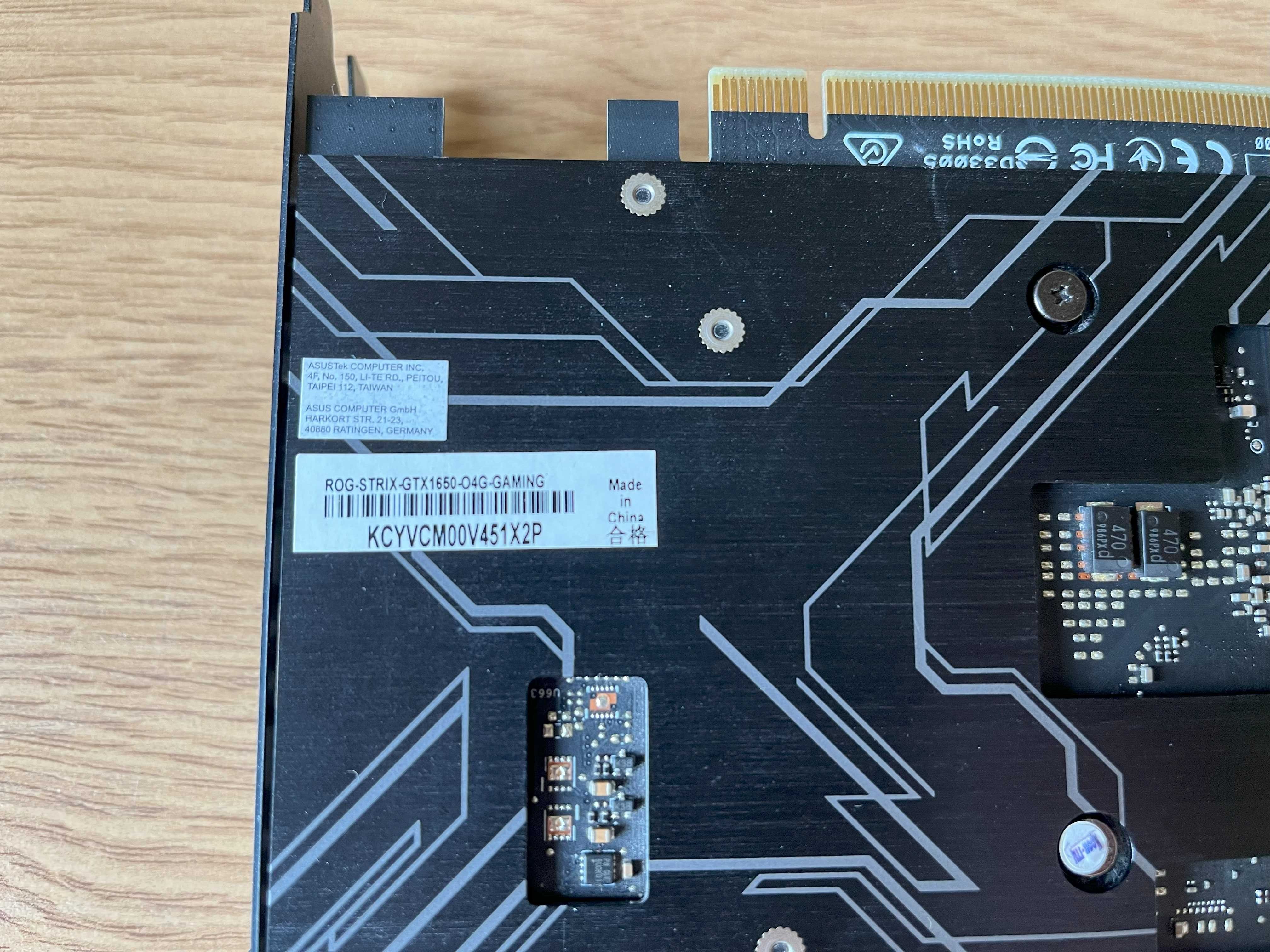 Відеокарта Asus GeForce GTX 1650 ROG Strix Gaming 4GB