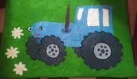 Дитячий килим Синій трактор