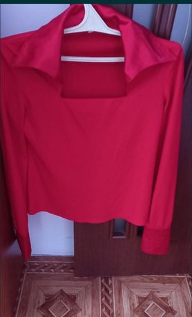 Красная кофта,блузка