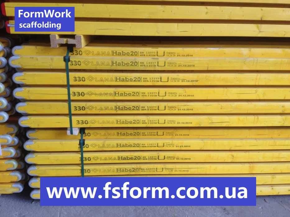 Стійка телескопічна, Опалубка перекриття, Балка, Ригель, Фанера