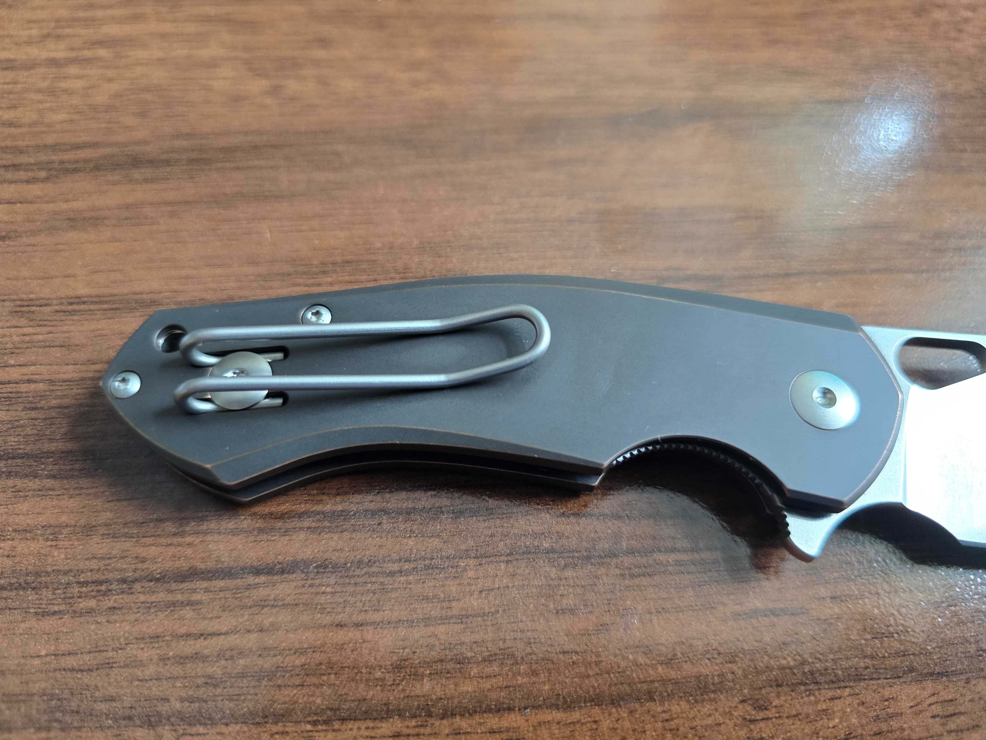 GiantMouse ACE Biblio Bronze Natural Micarta M390