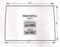 szyba do ciągnika Zetor Proxima, 5421 Forterra, Super -  S 01 S 02