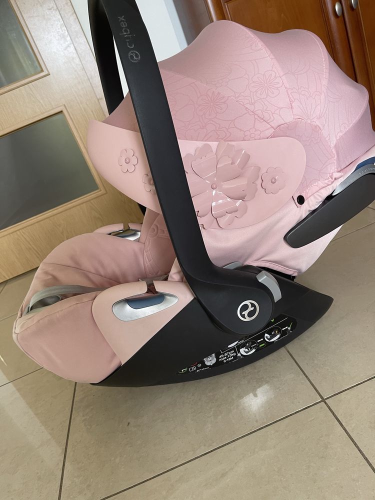 Fotelik cybex cloud simply flowers pink