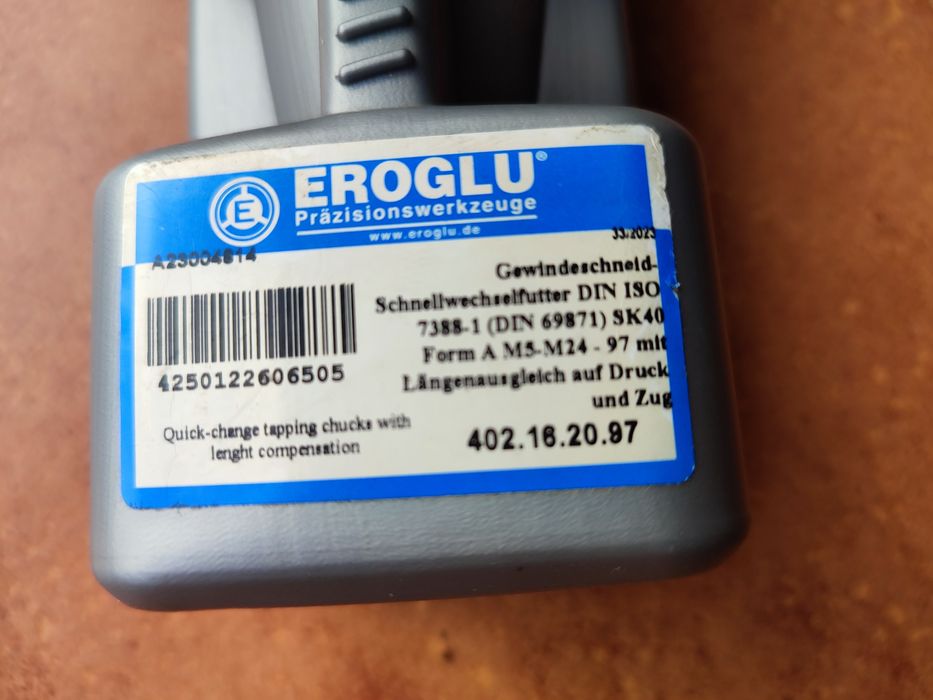 Oprawka do gwintowania z kompensacją M5-M24 FZS31 SK40 DIN69871