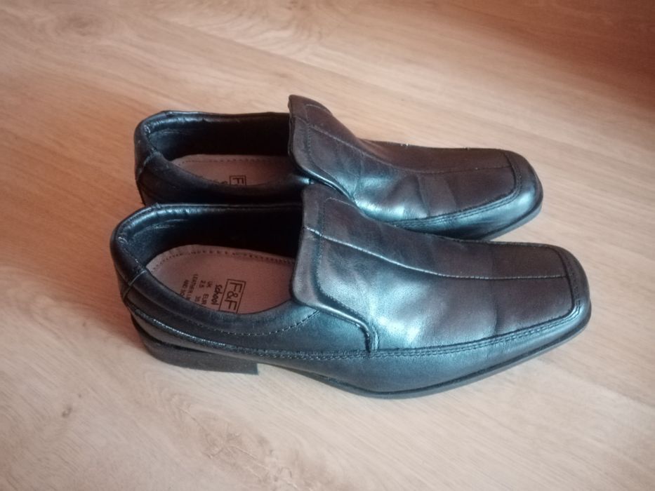 F&F półbuty mokasyny buty do garnituru komunia św. r. 35/36